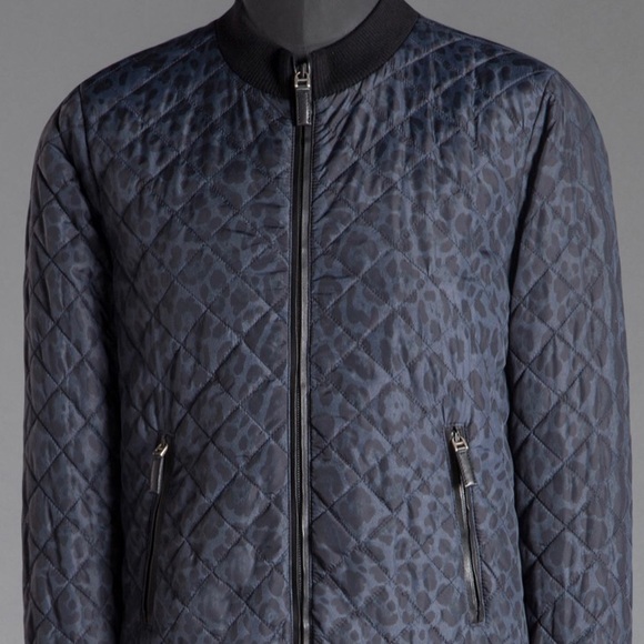 Dolce & Gabbana Other - Dolce & Gabbana Animal Print Bomber Jacket Size 52